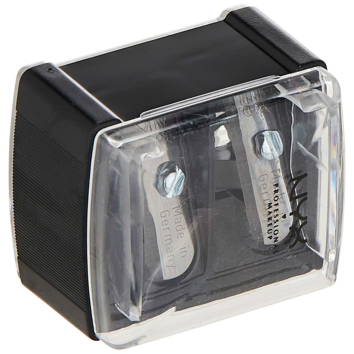 Pennvässare NYX Sharpener Smink Svart 2 Fack (1 antal) - 2