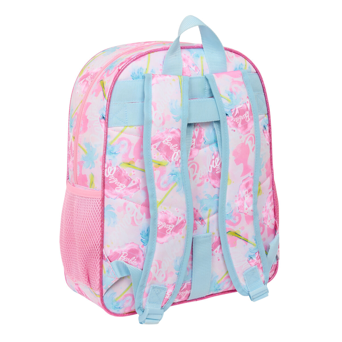 Skolryggsäck Barbie Painterly Rosa Himmelsblå 32 x 38 x 12 cm - 3