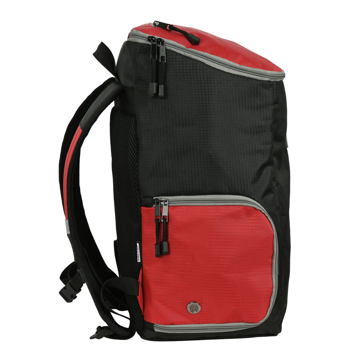 Ryggsäck Safta Multisports Svart Röd Sportig 28 x 50 x 22 cm - 3