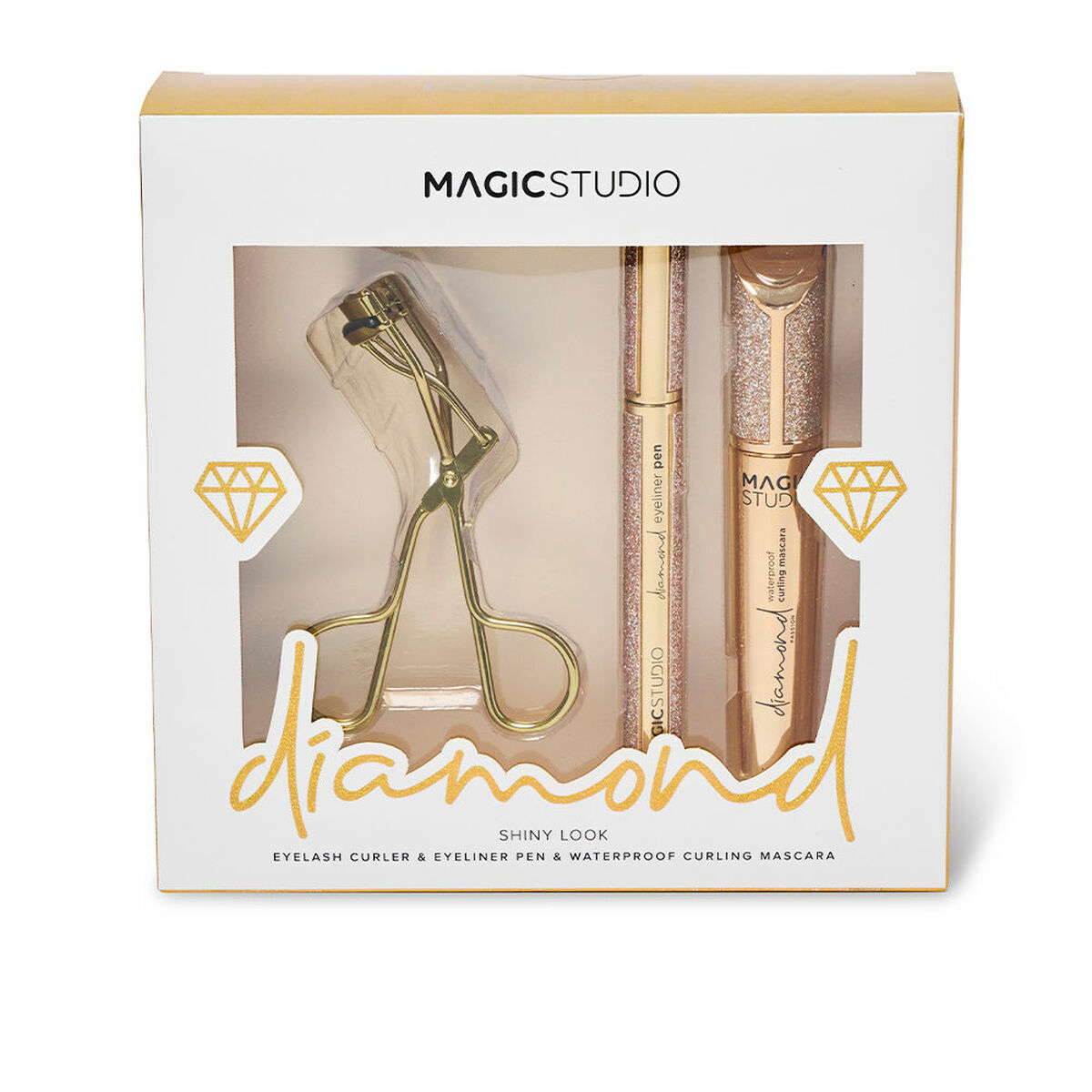 Sminkset Magic Studio DIAMOND SHINY LOOK 3 Delar