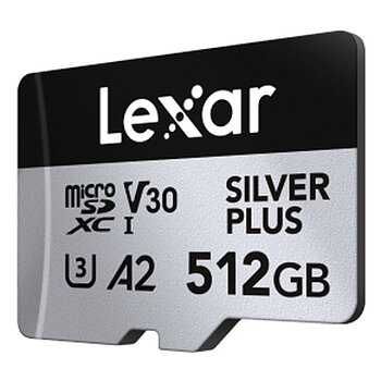 Micro-SD Minneskort med Adapter Lexar LMSSIPL512G-BNANG 512 GB