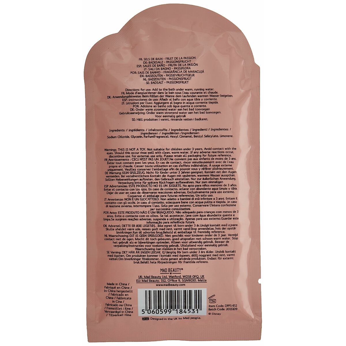 Badsalt Mad Beauty 80 g Passionsfrukt - 2