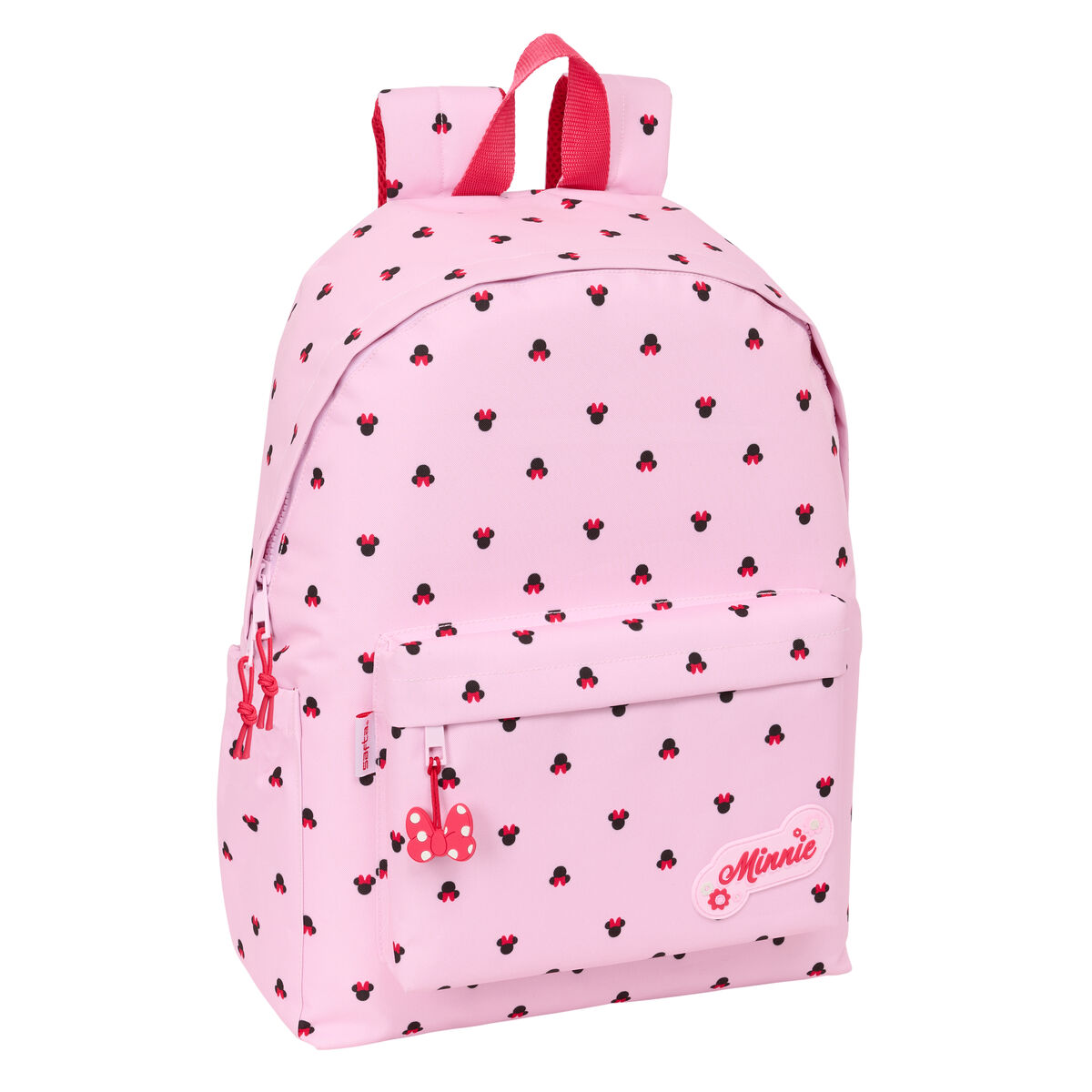 Skolryggsäck Minnie Mouse Naive Rosa 31 x 43 x 13 cm