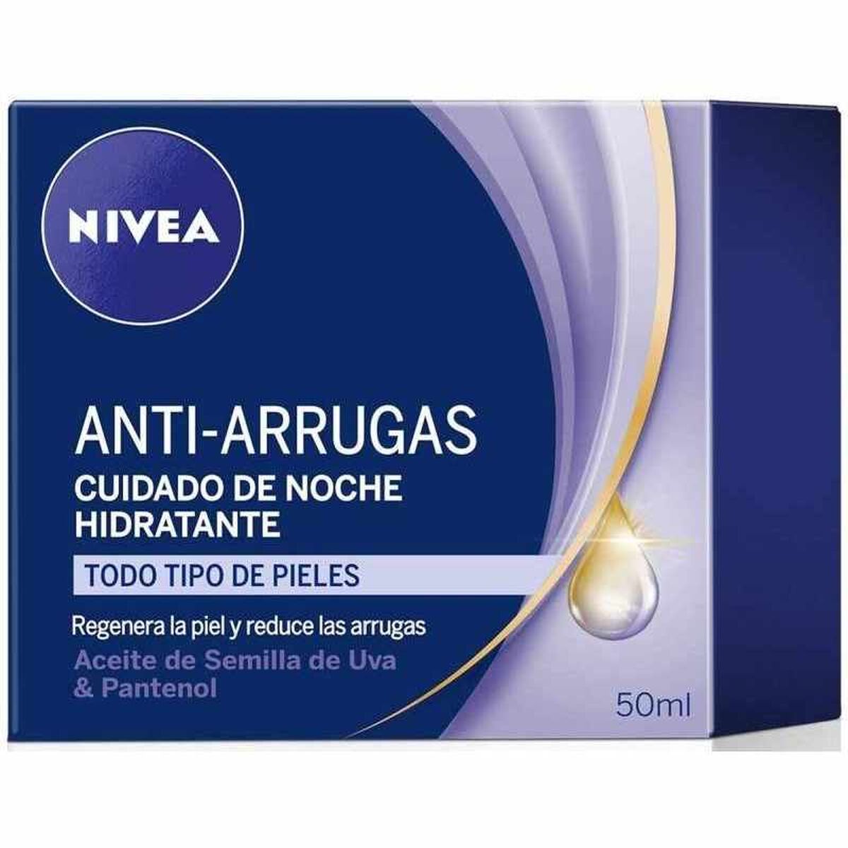 Nattkräm Nivea 50 ml Mot rynkor