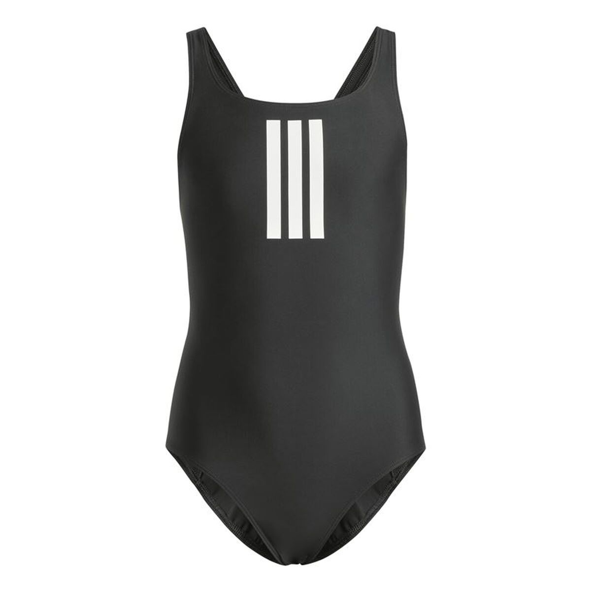 Baddräkt, Flickor Adidas 3 Bandas Mid Suit Gy Svart