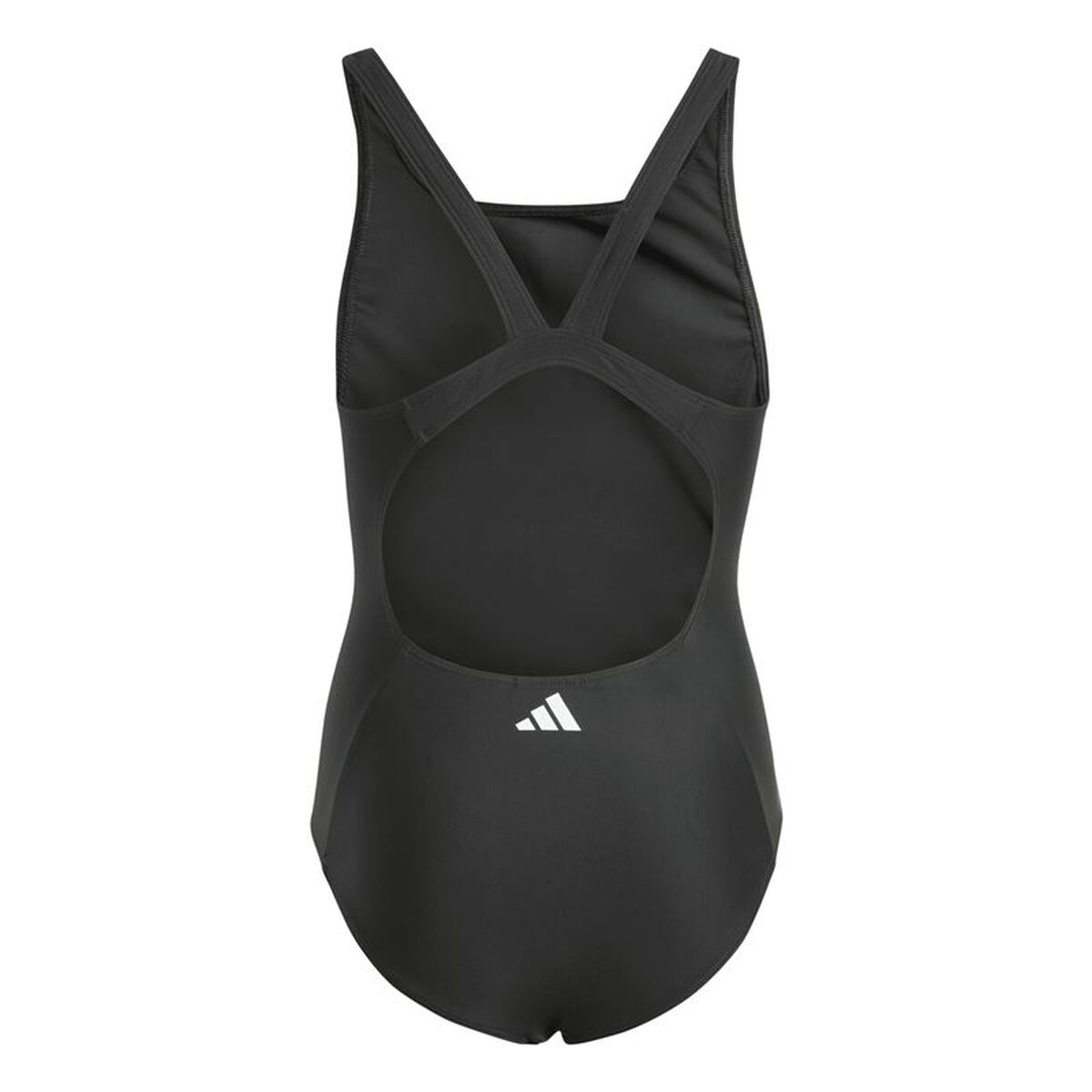 Baddräkt, Flickor Adidas 3 Bandas Mid Suit Gy Svart - 2