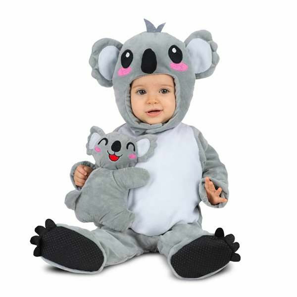 Maskeraddräkt bebis My Other Me Grå Koala 4 Delar - 3