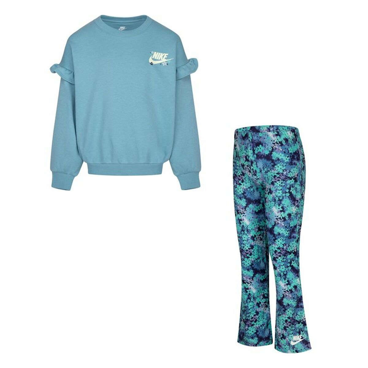 Träningskläder, Barn Nike Fresh Cut Dolman Ruffle Blå