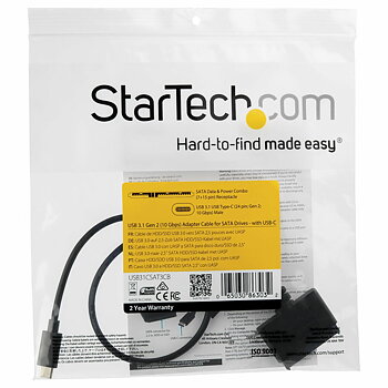 USB till SATA-hårddiskadapter Startech USB31CSAT3CB 2.5"