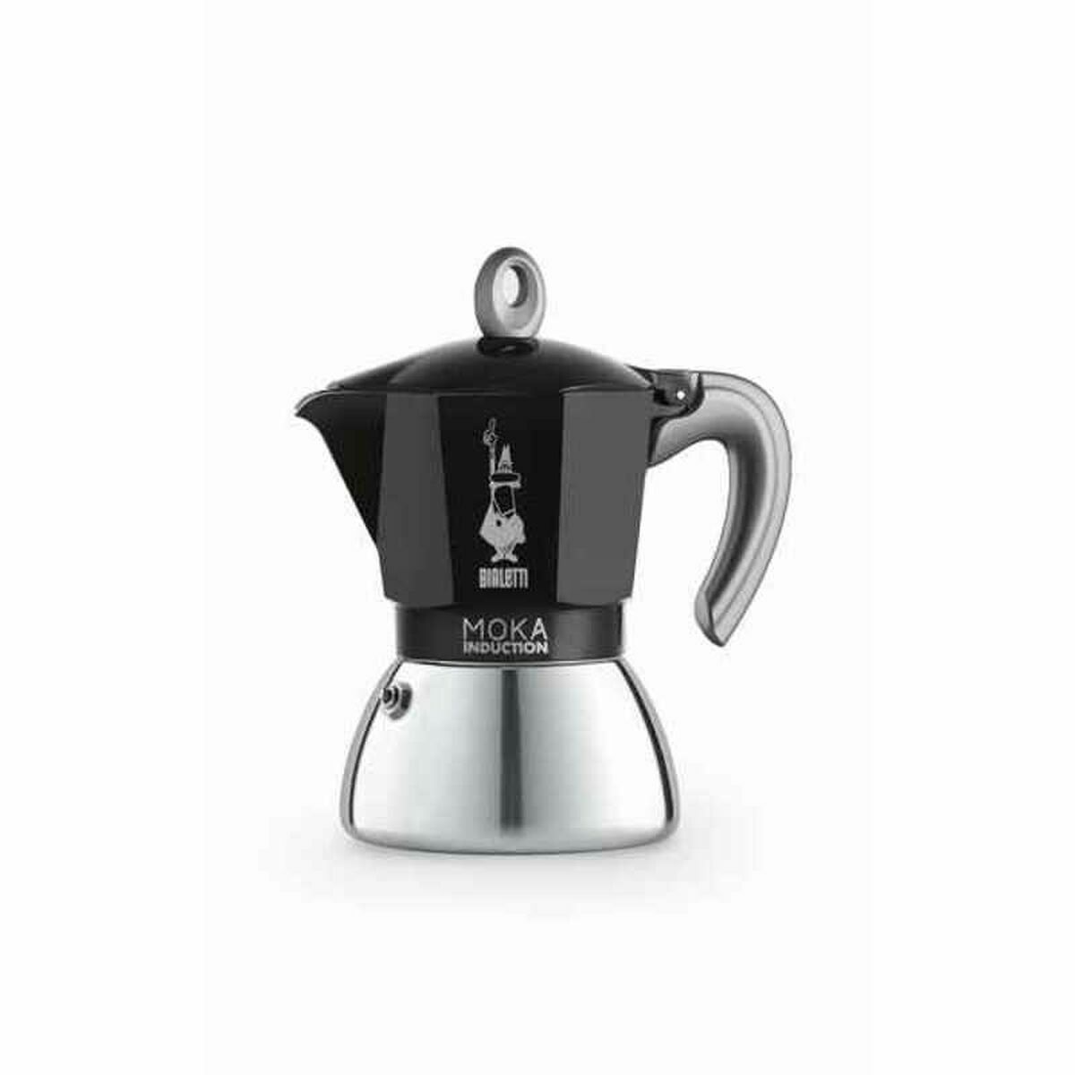 Italiensk Kaffepanna Bialetti 0006936/NP Svart Grå Metall Aluminium - 3