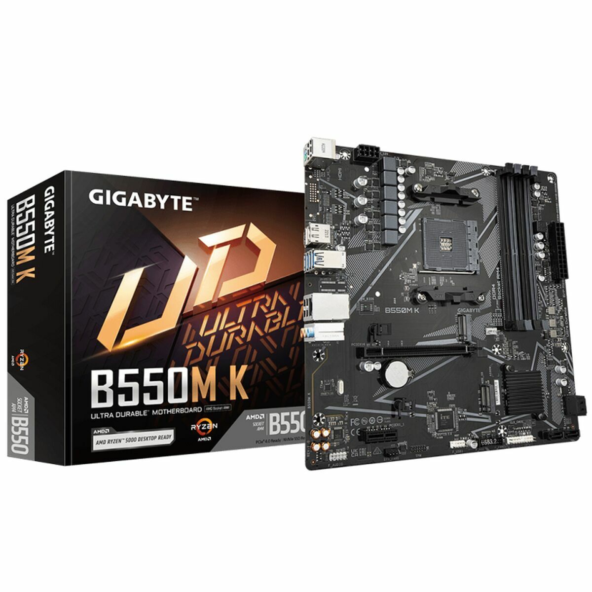 Moderkort Gigabyte AMD B550 AMD AMD AM4 - 2