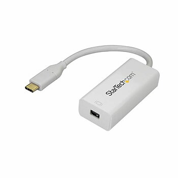 USB C till Mini DisplayPort Adapter Startech CDP2MDP              Vit 4K Ultra HD
