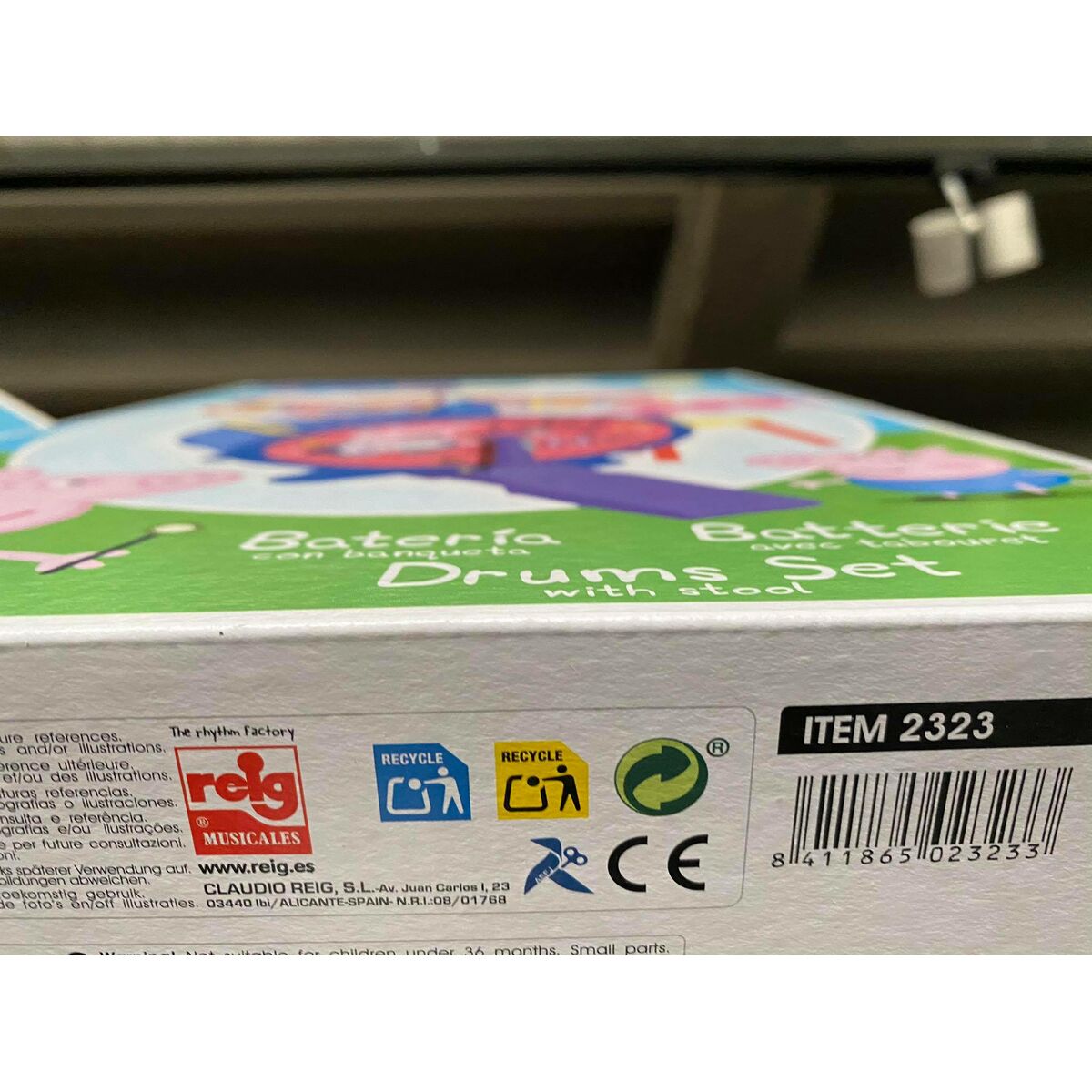 Trumset Peppa Pig 2323 Plast 55 x 36 x 38 cm - 2