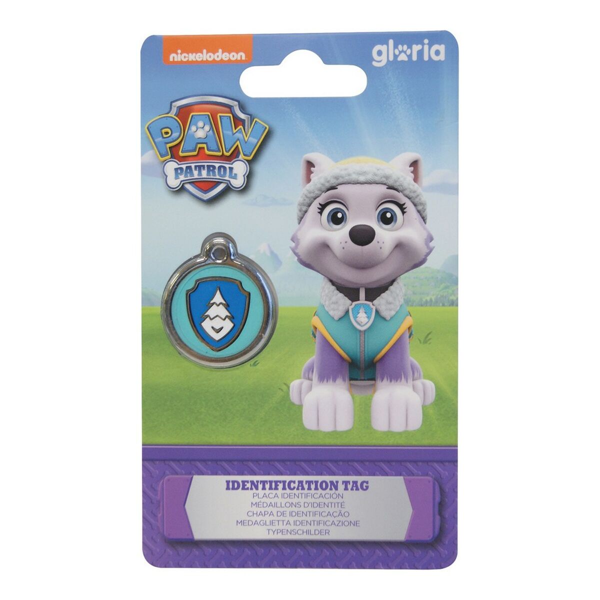 Identifikationsbricka för halsband The Paw Patrol Everest Storlek M