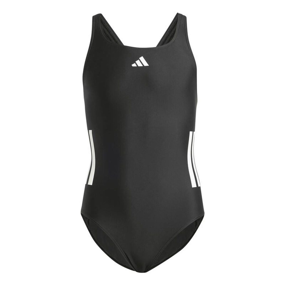 Baddräkt, Flickor Adidas 3Bandas Bld Swimsuit Svart