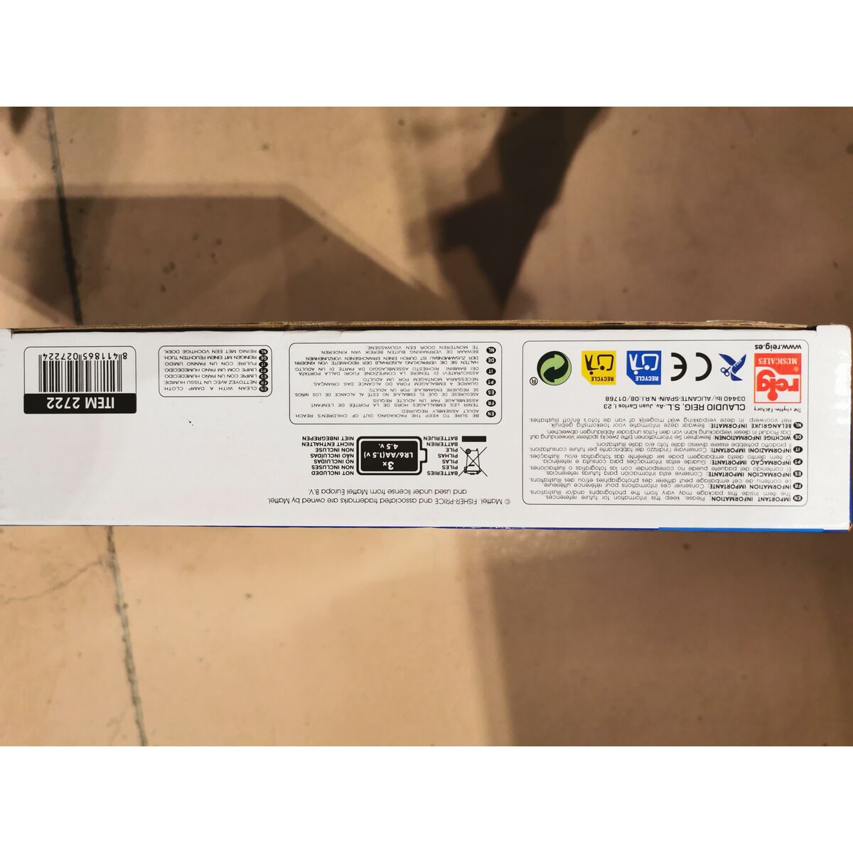 Mikrofon Fisher-Price 2722 med ljud Ljus - 2