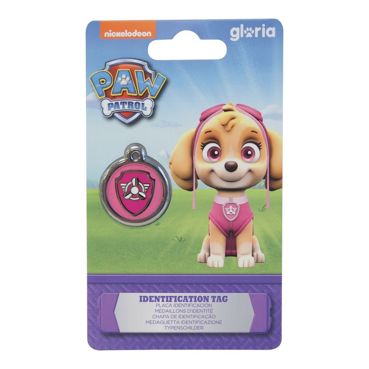 Identifikationsbricka för halsband The Paw Patrol Skye Storlek M