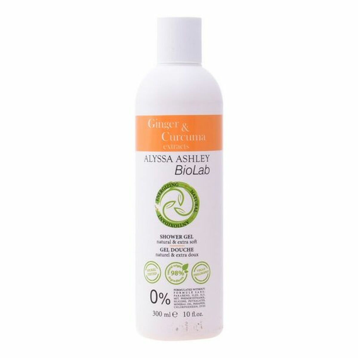 Duschtvål Alyssa Ashley Biolab Ginger & Curcuma (300 ml)