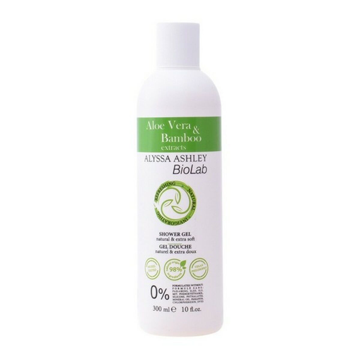 Duschtvål Alyssa Ashley Biolab Aloe & Bamboo (300 ml)