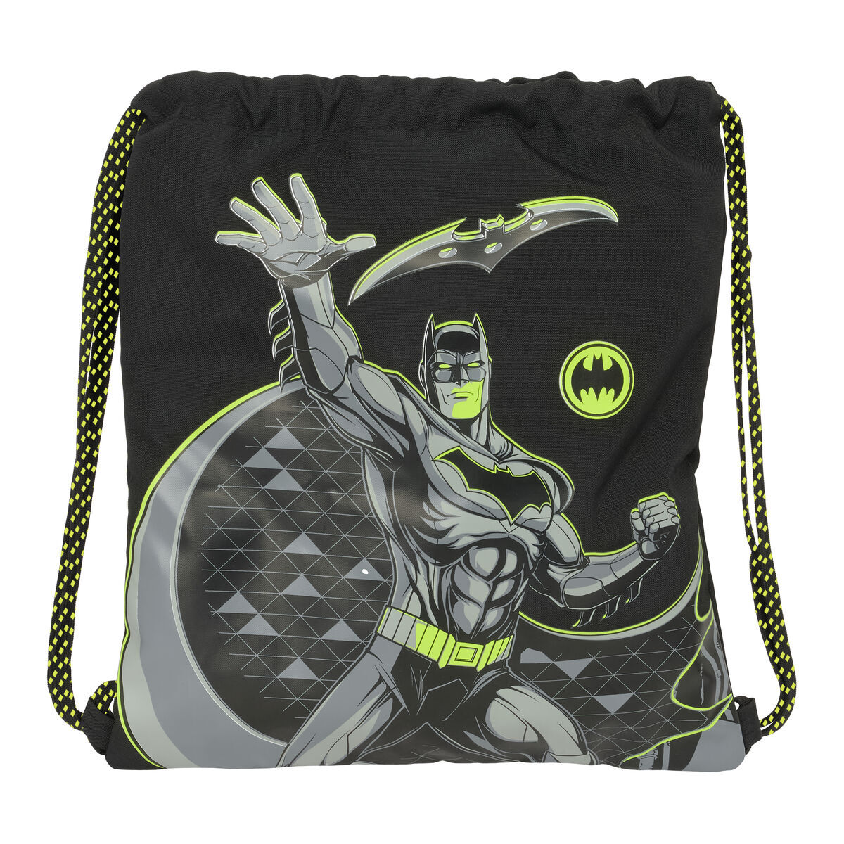 Skopåse med remmar Batman Game over Svart 35 x 40 x 1 cm