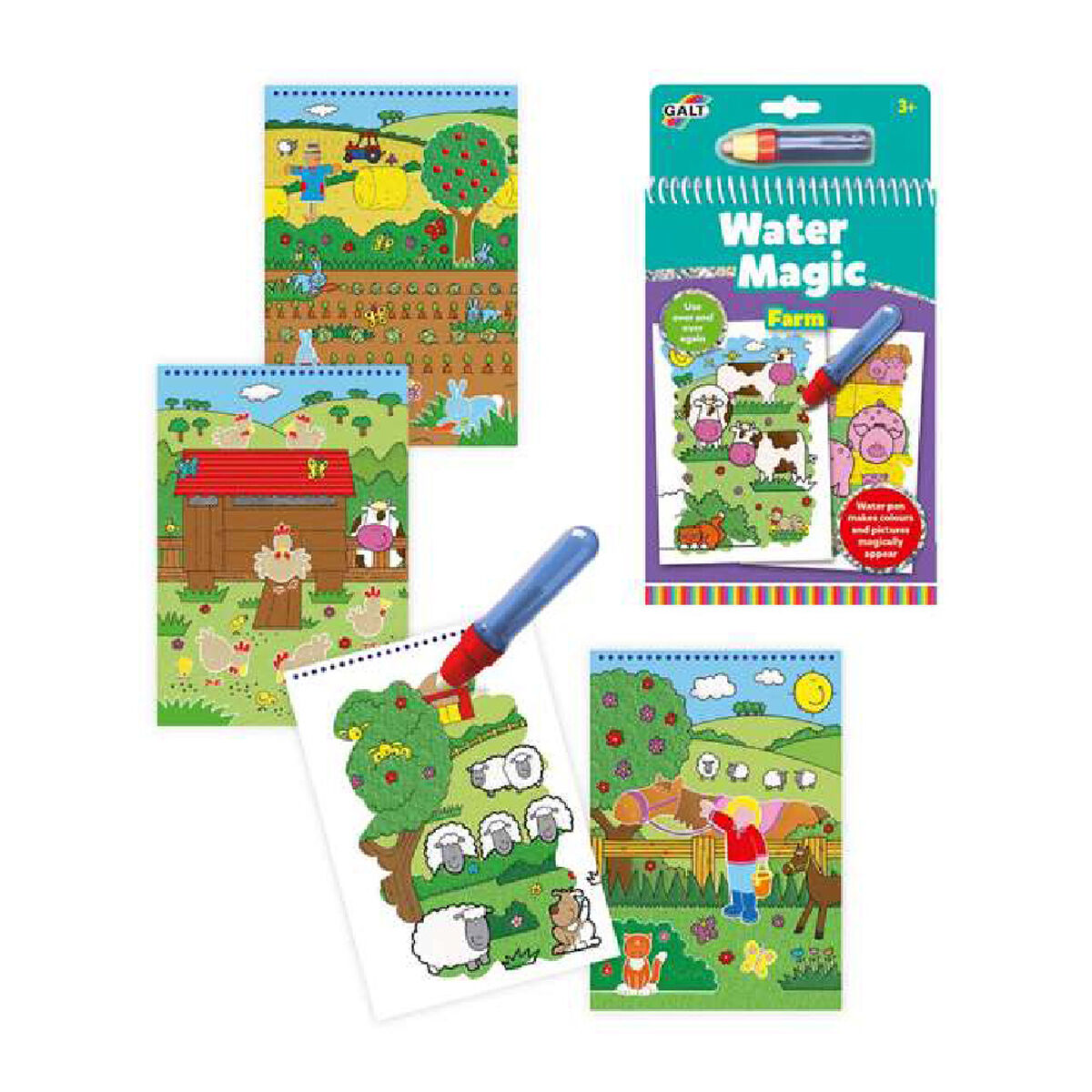 Färgläggningsbok Water Magic Diset A3079H - 2