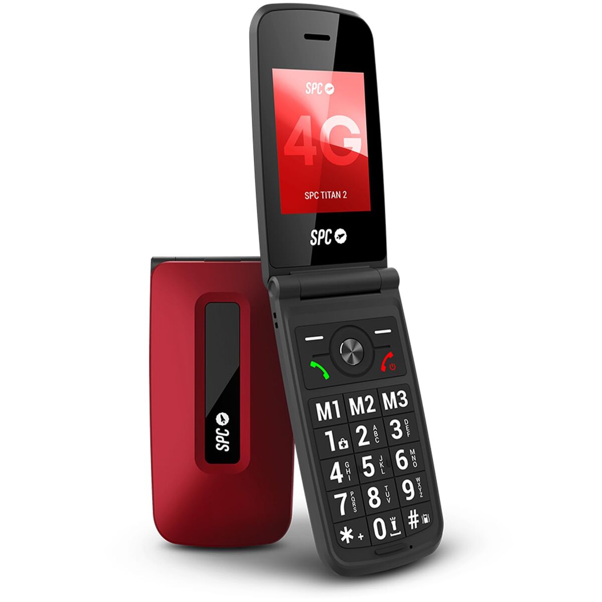 Mobiltelefon SPC TITAN 2      4G Röd 2,4"
