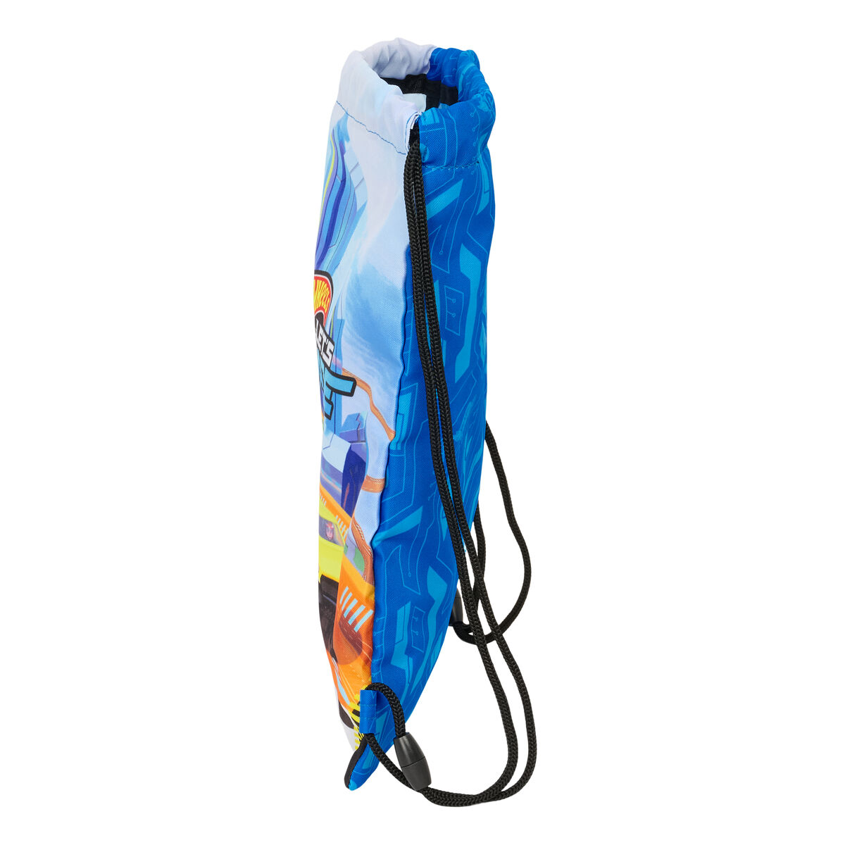 Skopåse med remmar Hot Wheels Let's race Blå Svart 26 x 34 x 1 cm - 3