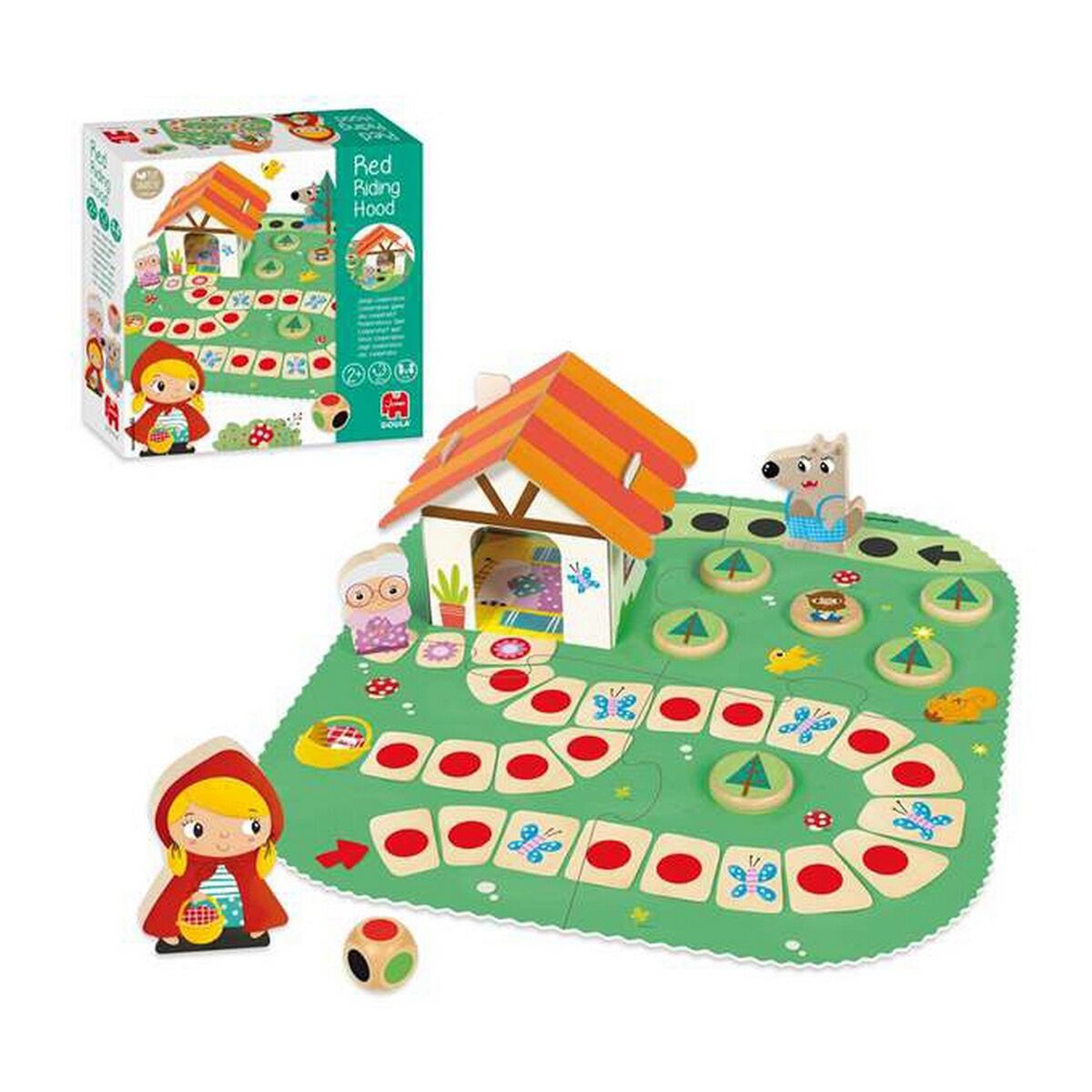 Utbildningsspel Goula Little Red Ridding Hood 9 Delar - 2