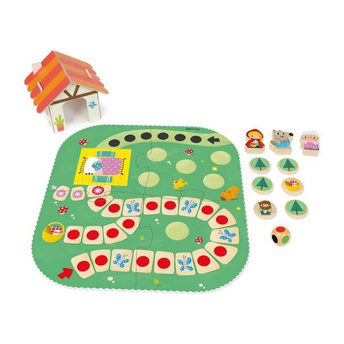 Utbildningsspel Goula Little Red Ridding Hood 9 Delar - 3