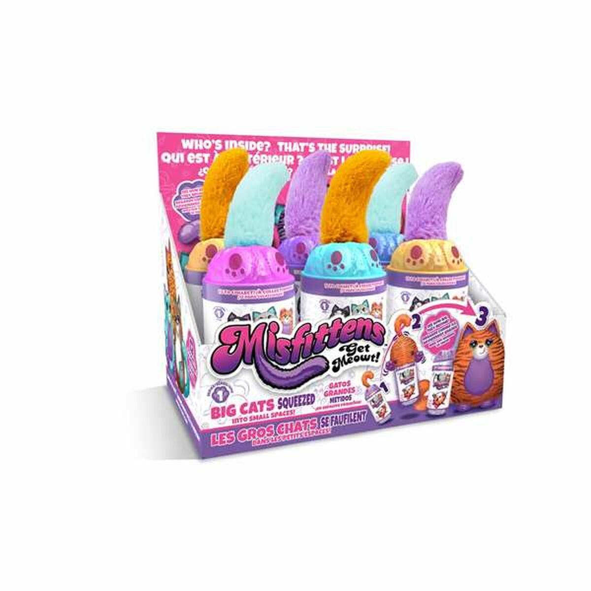 Mjukisleksak Bizak Mimimiau  Katt 24 cm (1 antal) - 3
