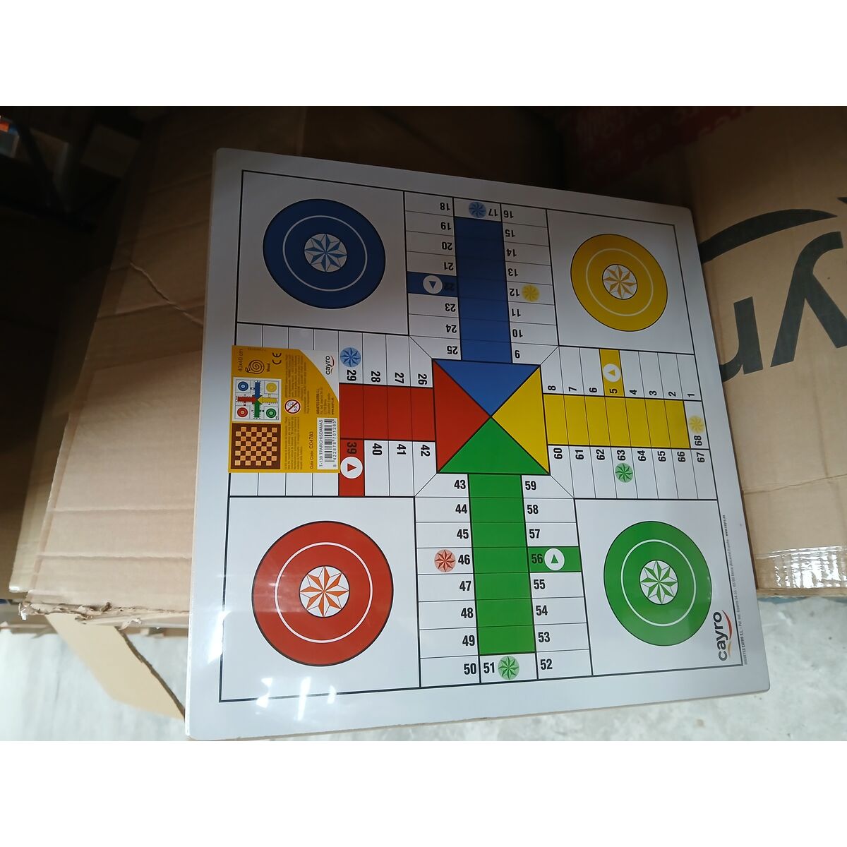 Parchis, Schack och Dam Bräde Cayro T-139 (40 x 40 cm) 40 x 40 cm - 3