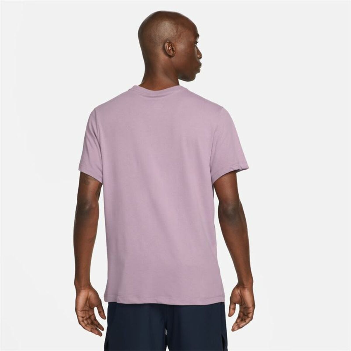 T-shirt med kortärm Herr Nike Dri-Fit Plommon - 2