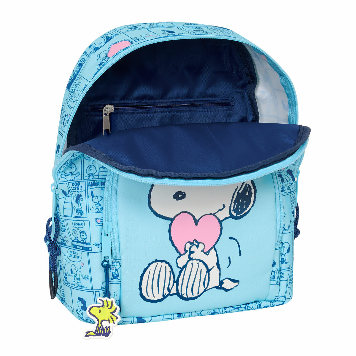 Ryggsäck Casual Snoopy Love Ljusblå 25 x 30 x 13 cm - 2