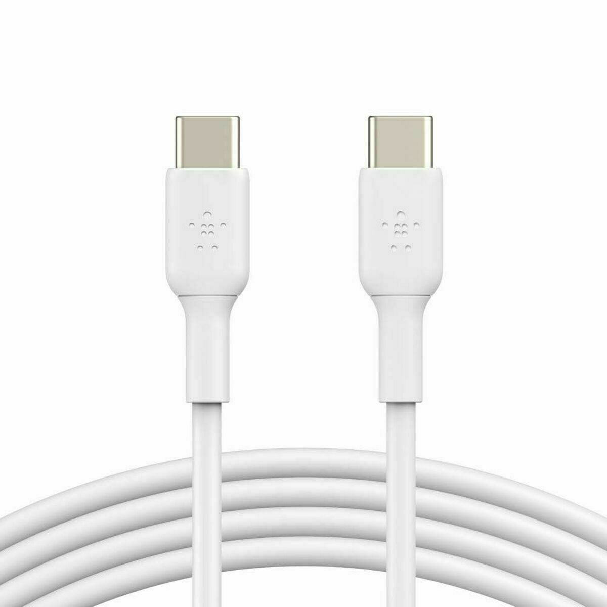 USB-C till USB-C Kabel Belkin CAB003BT2MWH Vit 2 m - 2