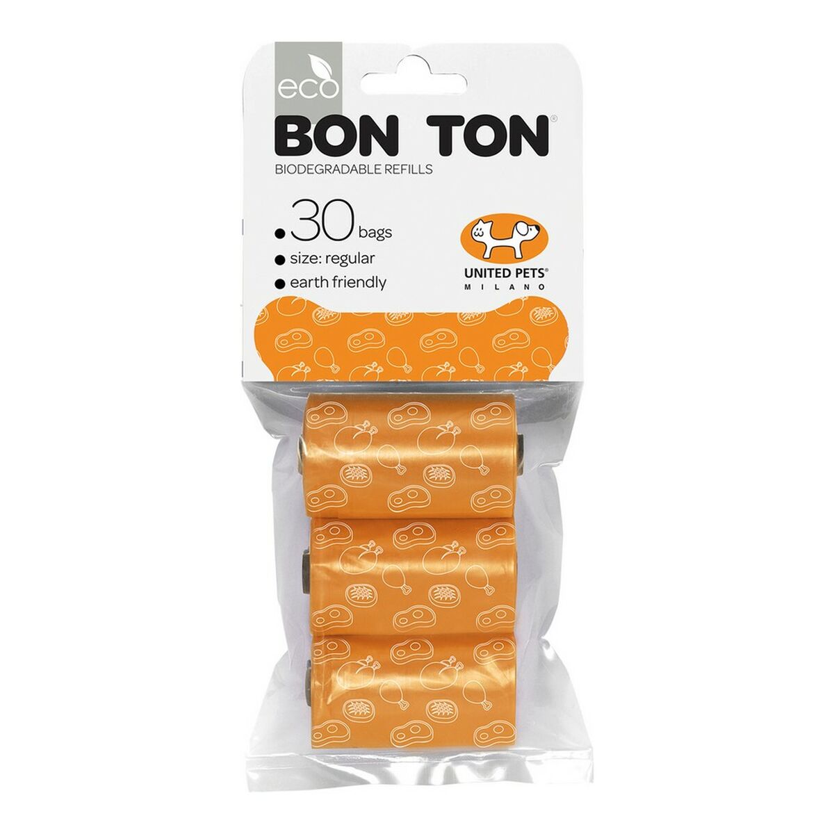 Spypåsar United Pets Bon Ton Regular Hund Orange (3 x 10 uds)