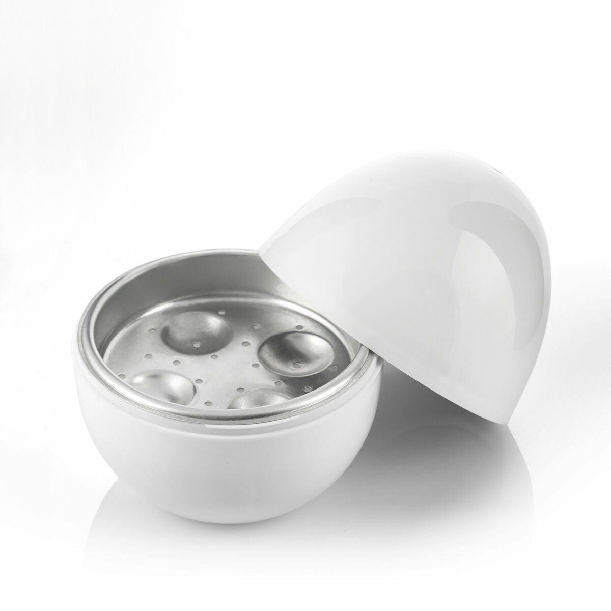 Äggkokare för Mikrovågsugn med Receptbok Boilegg InnovaGoods Vit (Renoverade B)