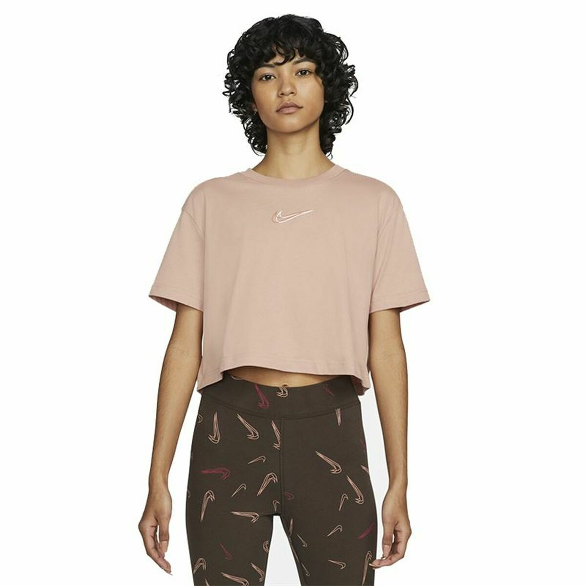 T-shirt med kortärm Dam Nike Sportswear Rosa