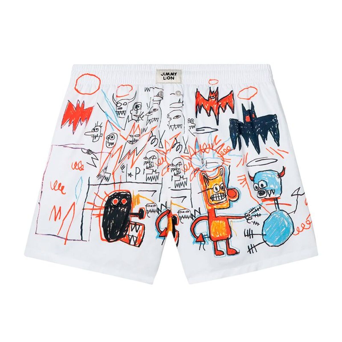 Baddräkt Herr Jimmy Lion BASQUIATBATMANSWIM-MULTICOLOR - 2