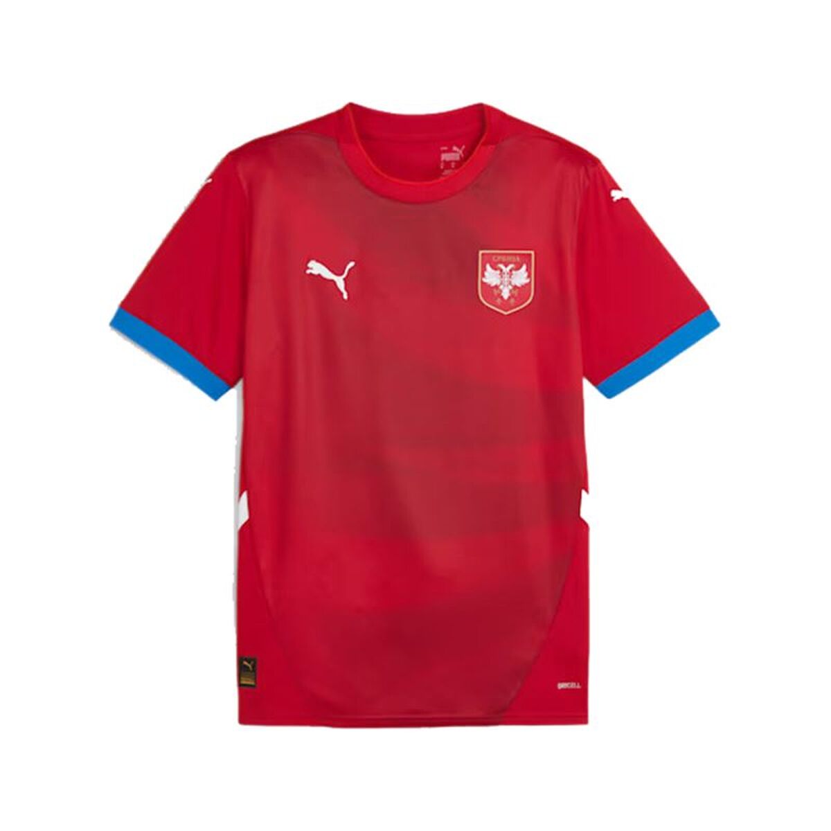 Kortärmad fotbollströja för herrar Puma Serbia 2024