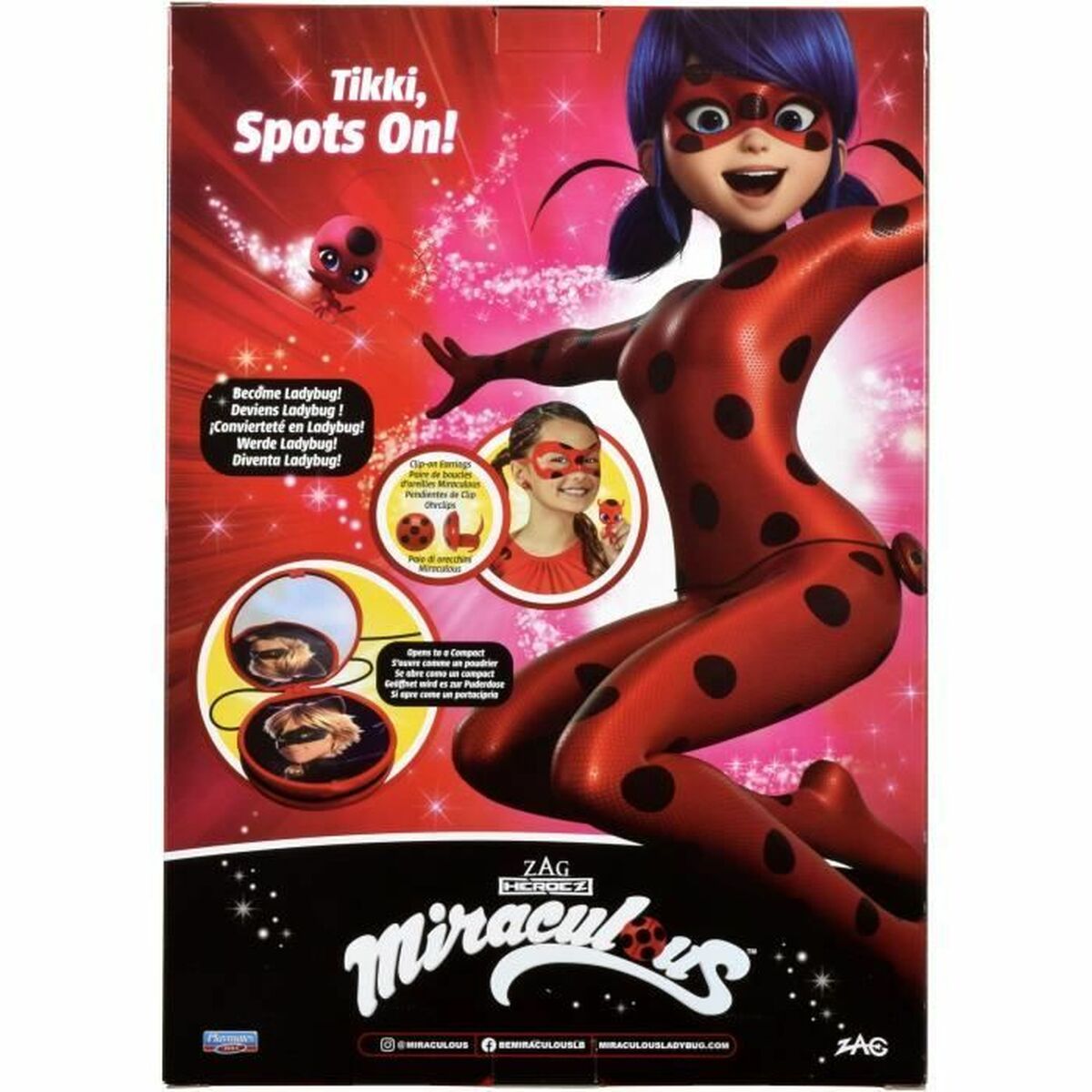 Maskeraddräkt för barn Bandai Miraculous Ladybug Röd rouge LadyBug