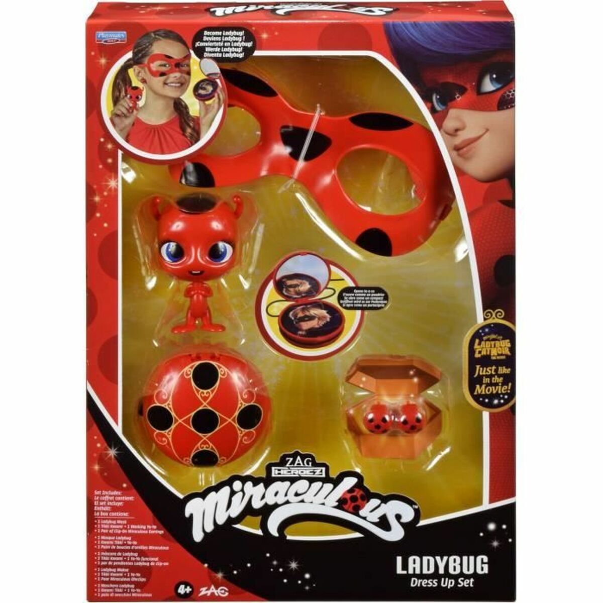 Maskeraddräkt för barn Bandai Miraculous Ladybug Röd rouge LadyBug - 2