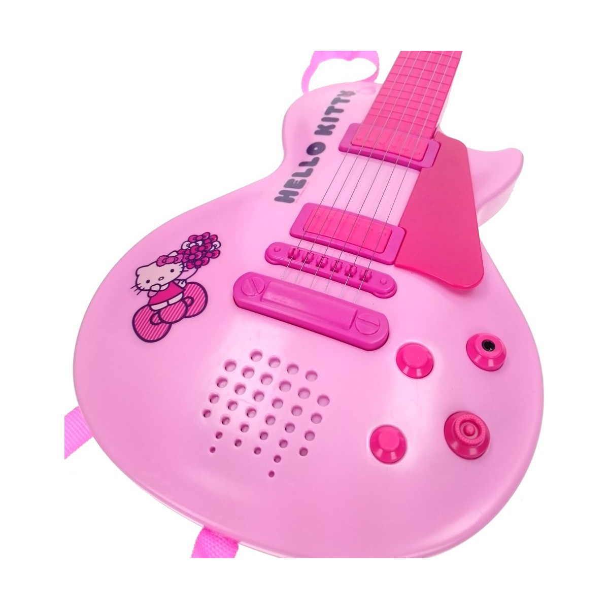 Gitarr för barn Hello Kitty Elektronik Mikrofon Rosa - 3