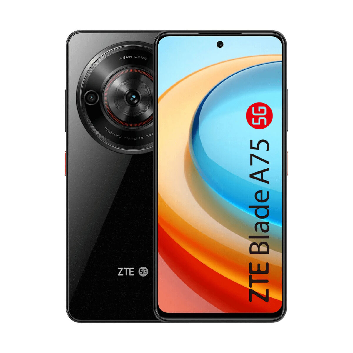 Smartphone ZTE Blade A75 5G 6,6" Octa Core 4 GB RAM 128 GB Svart