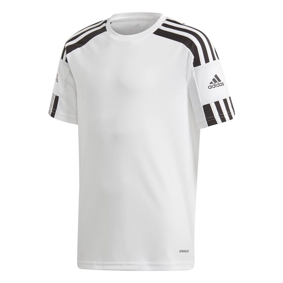 Kortärmad fotbollströja, Barn Adidas Squad 21 Vit