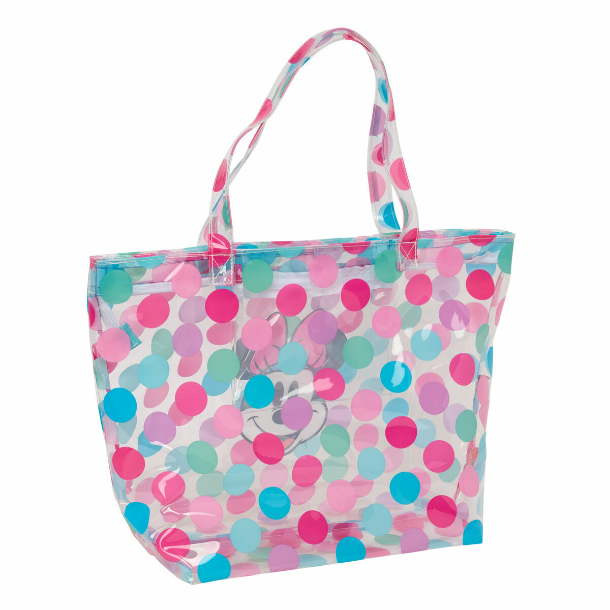 Shoppingväska Minnie Mouse Beach Multicolour Transparent 54 x 35 x 17 cm - 3