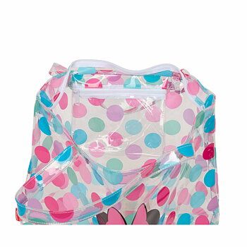 Shoppingväska Minnie Mouse Beach Multicolour Transparent 54 x 35 x 17 cm