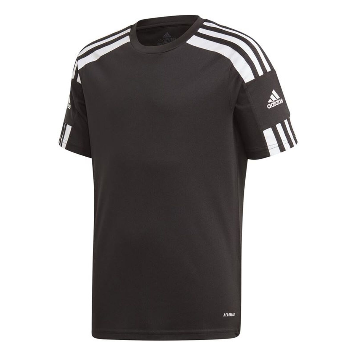Kortärmad fotbollströja, Barn Adidas Squad 21 Svart