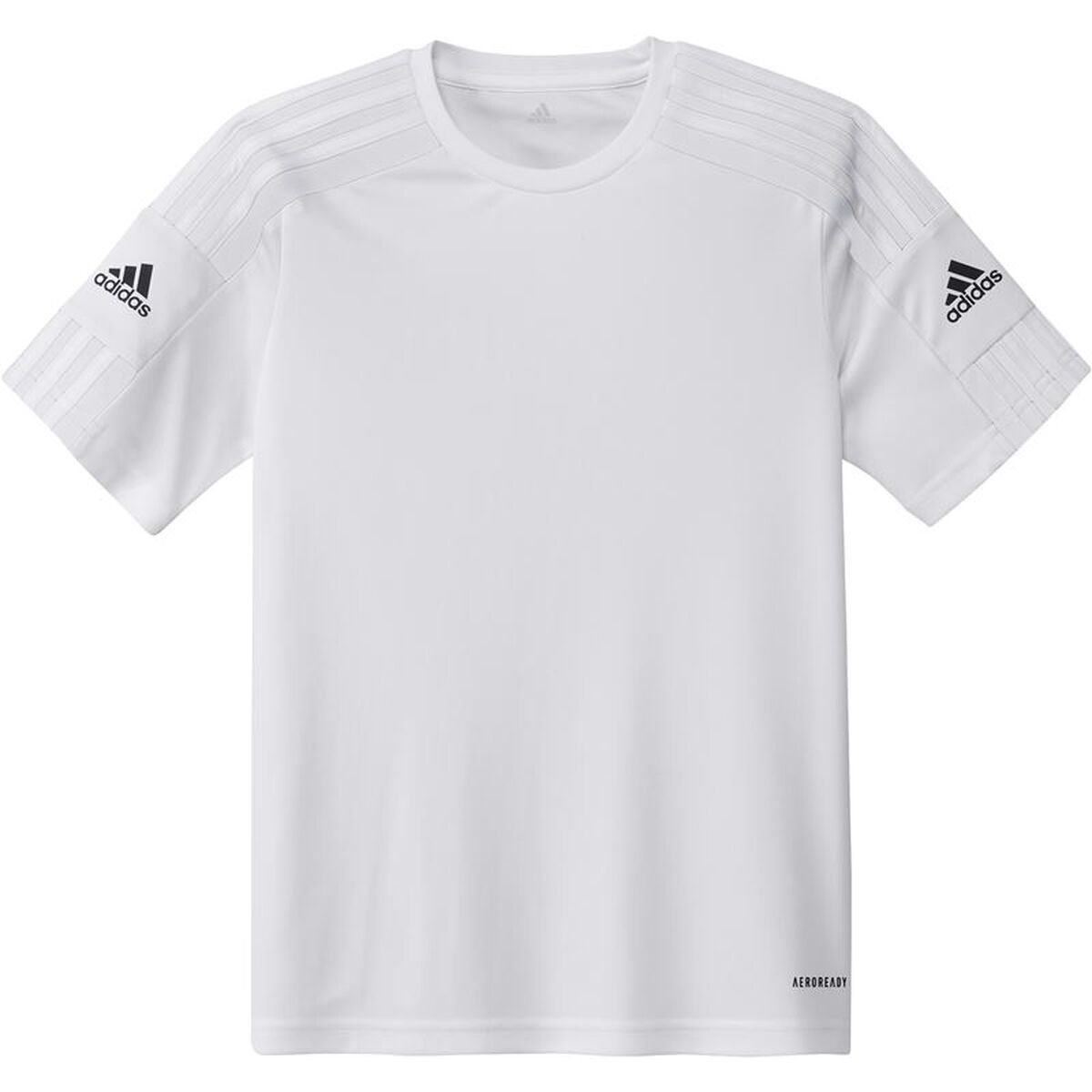 Kortärmad fotbollströja, Barn Adidas Squad 21 Y Vit