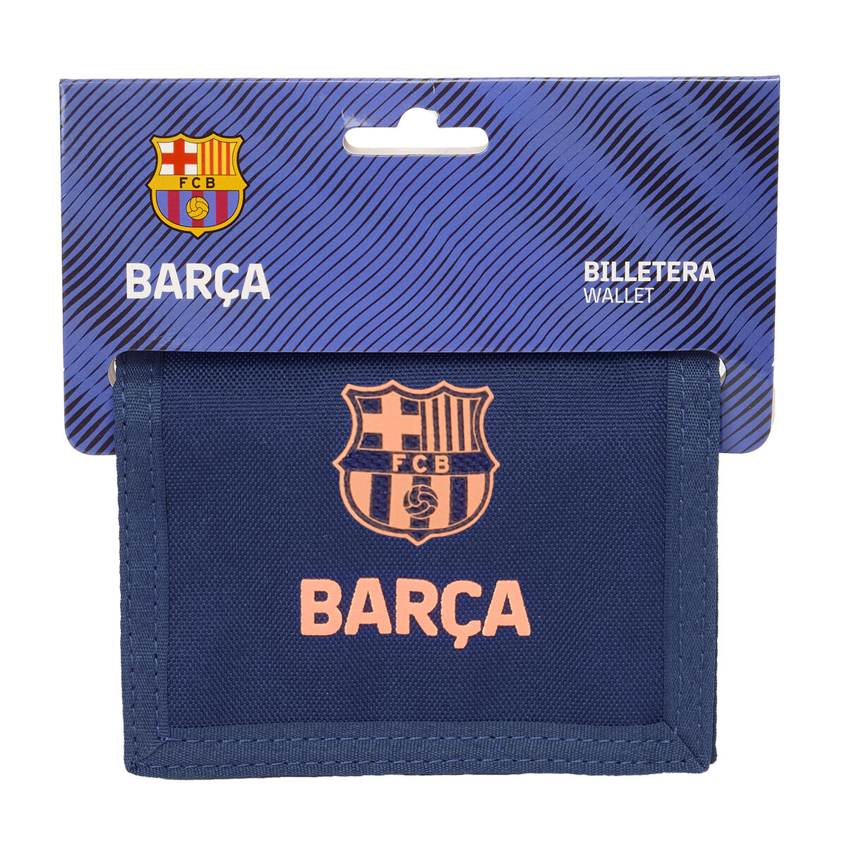 Plånbok F.C. Barcelona Marinblå 12,5 x 9,5 x 1 cm