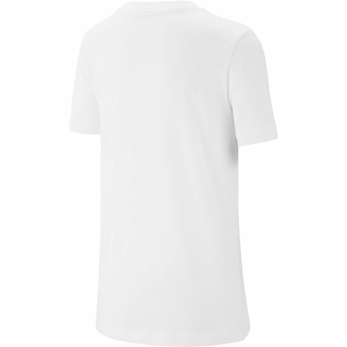 T-shirt med kortärm Barn Nike Sportswear Vit - 2